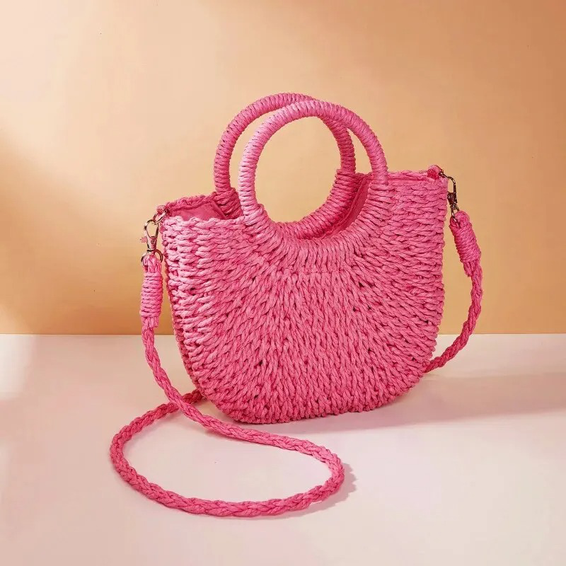 Bolsa de Palha Meia Lua