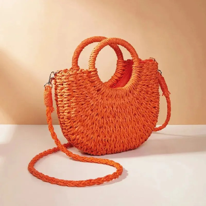 Bolsa de Palha Meia Lua