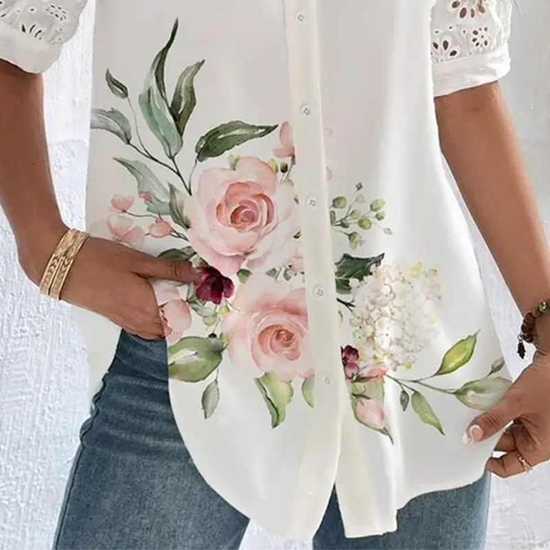 Camisa Slim Floral