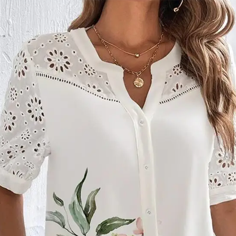 Camisa Slim Floral