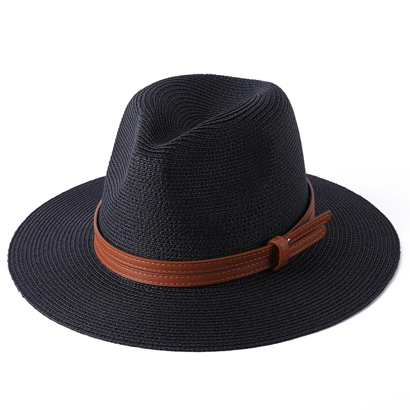 Chapéu Fedora Palha Aba Média
