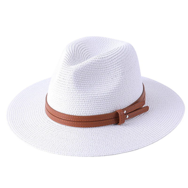 Chapéu Fedora Palha Aba Média