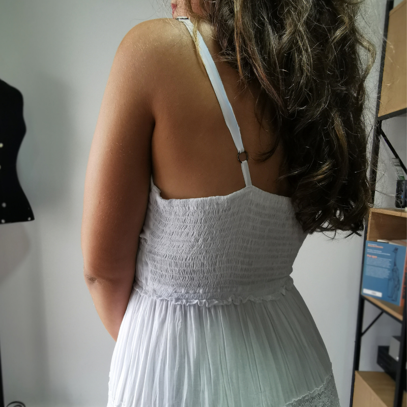 Vestido Longo em Algodão Mira