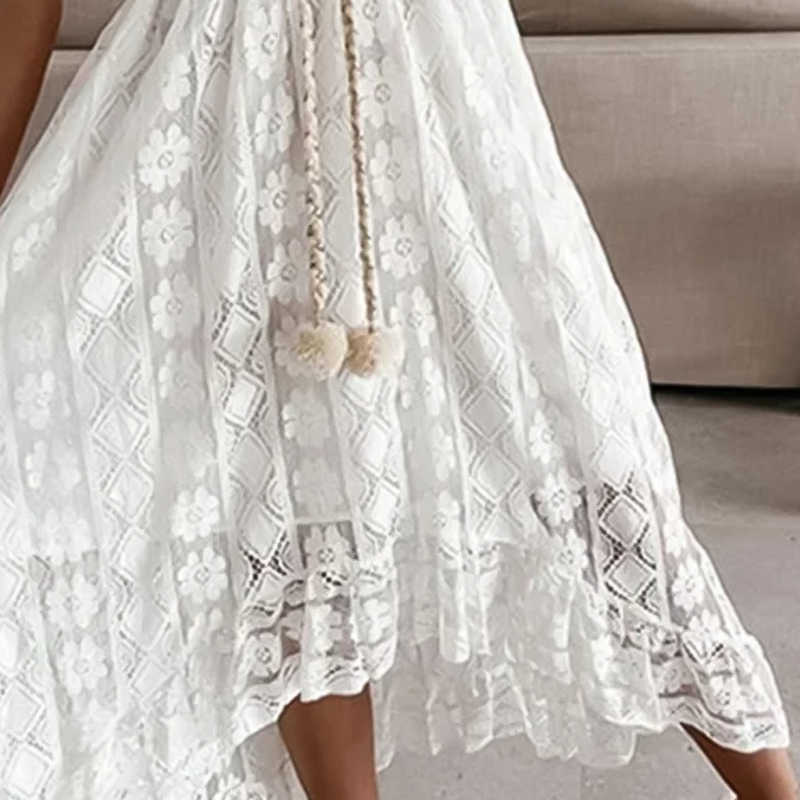 Vestido Longo Bordado Boho