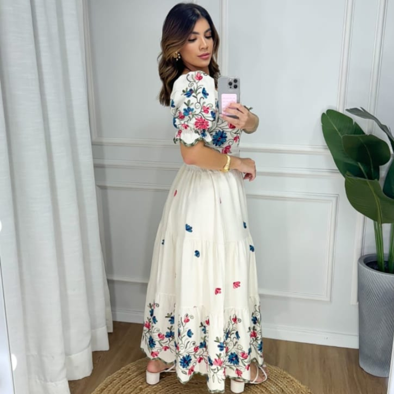 Vestido Princesa Verso de Primavera