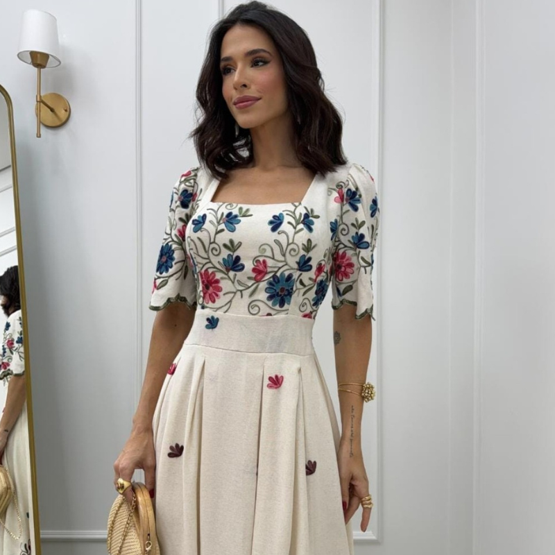 Vestido Princesa Verso de Primavera