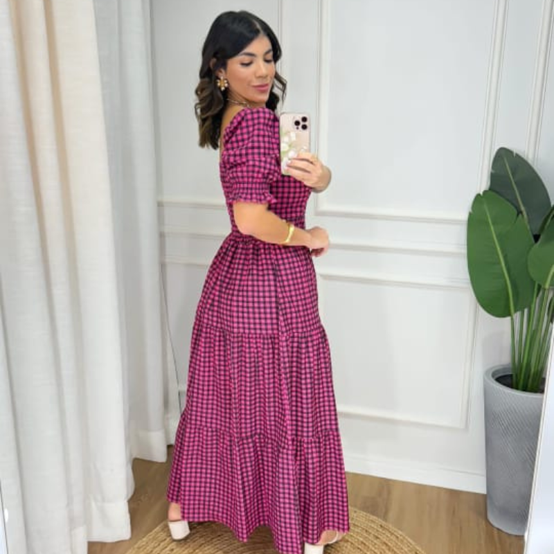 Vestido Xadrez Maiara