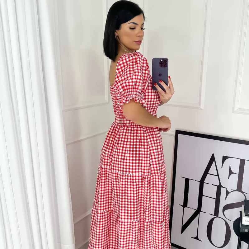 Vestido Xadrez Maiara