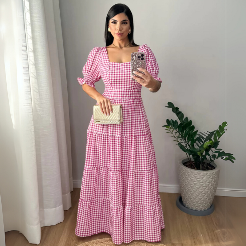 Vestido Xadrez Maiara