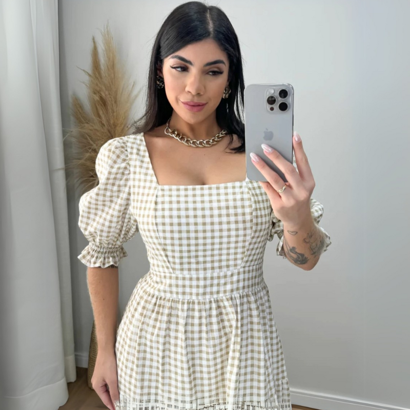 Vestido Xadrez Maiara