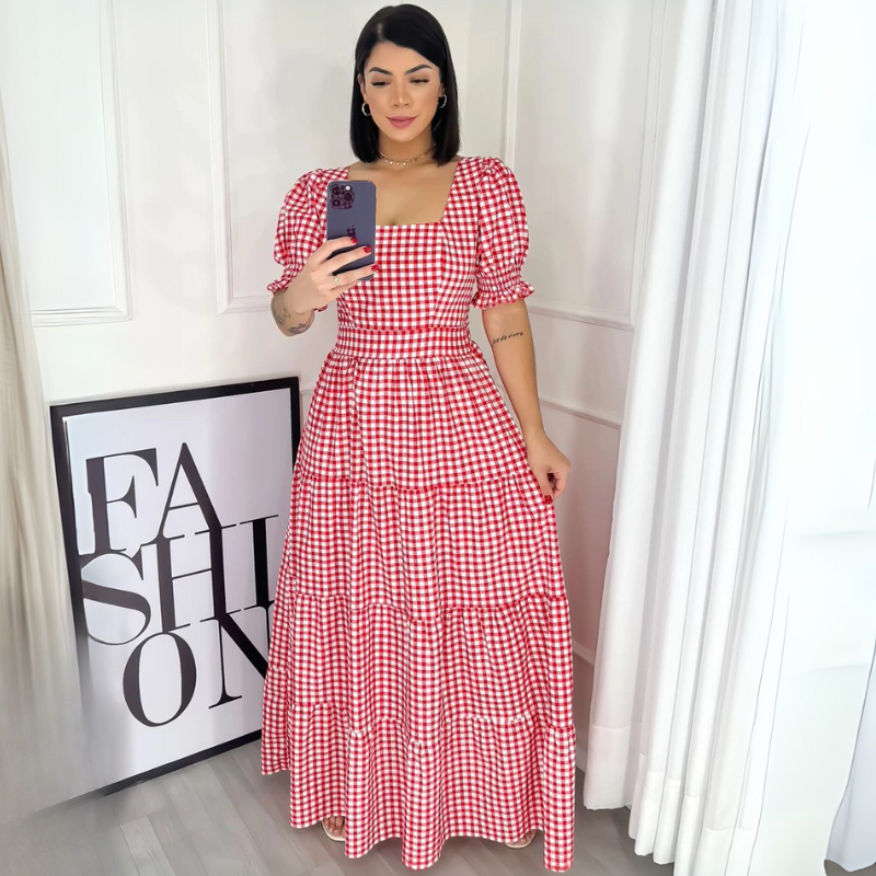 Vestido Xadrez Maiara