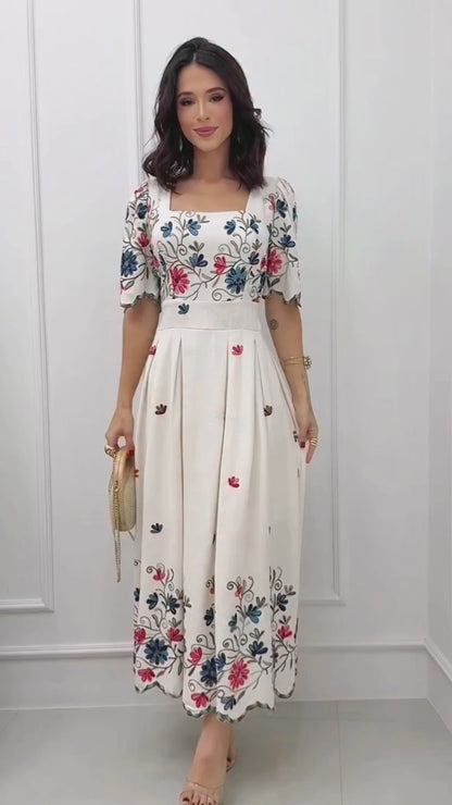 Vestido Princesa Verso de Primavera