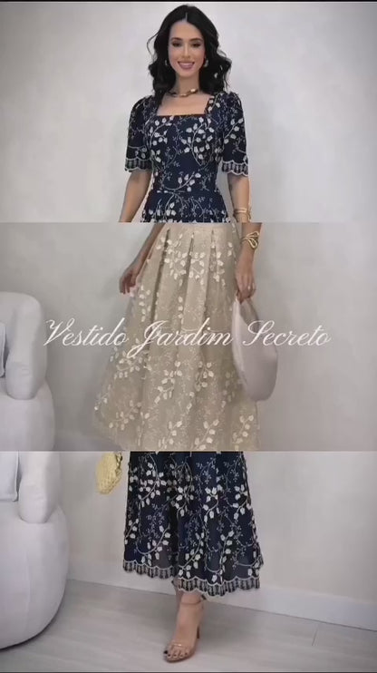 Vestido Jardim Secreto