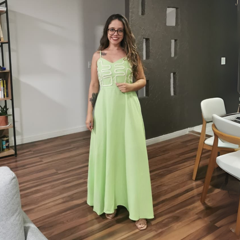 Vestido Marrant Bordado