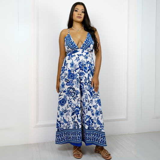 Vestido Jardim do Egeu