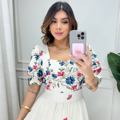 Vestido Princesa Verso de Primavera