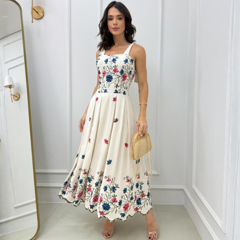 Vestido Princesa Verso de Primavera