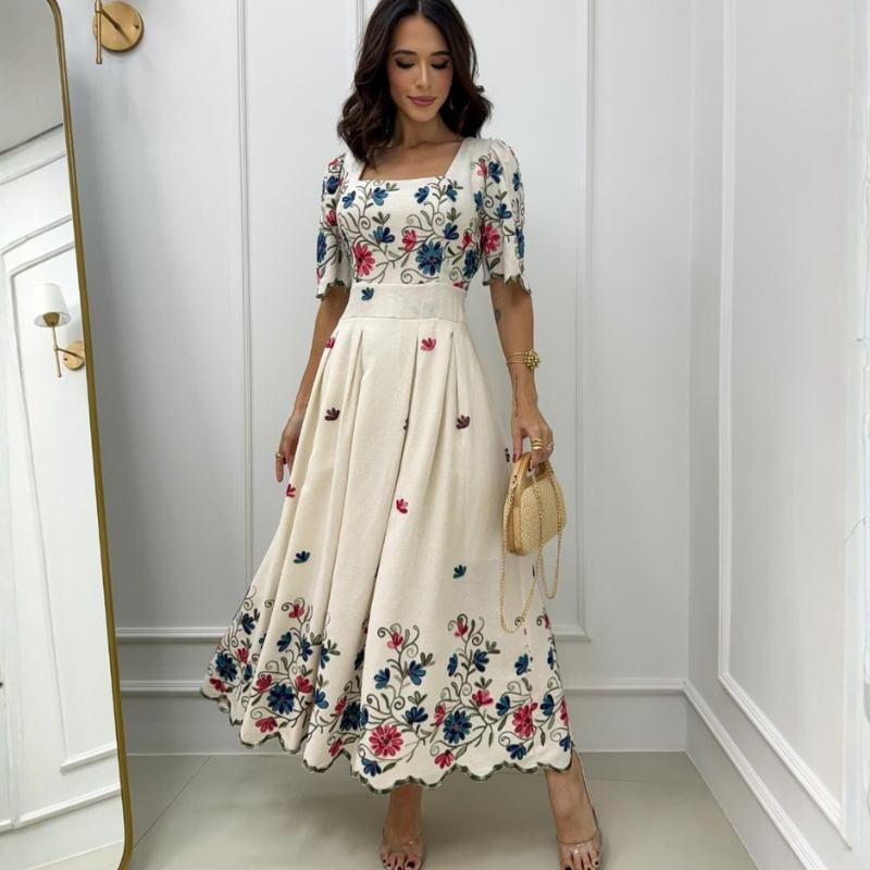 Vestido Princesa Verso de Primavera