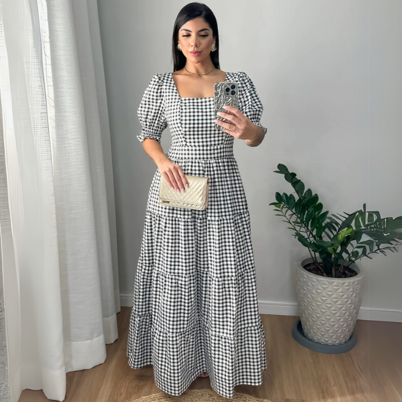 Vestido Xadrez Maiara